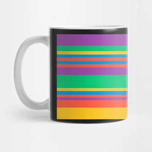 Captivating Colored Stripes Mug